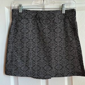 RipSkirt Hawaii NWOT Women’s Black Pearl Batik Wrap Skirt Small - 14” length